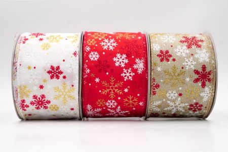 Havas Csillogó Hópehely Drótos Szalag_KF9391.KF9392.KF9393.KF9394.KF9395.KF9396.KF9397